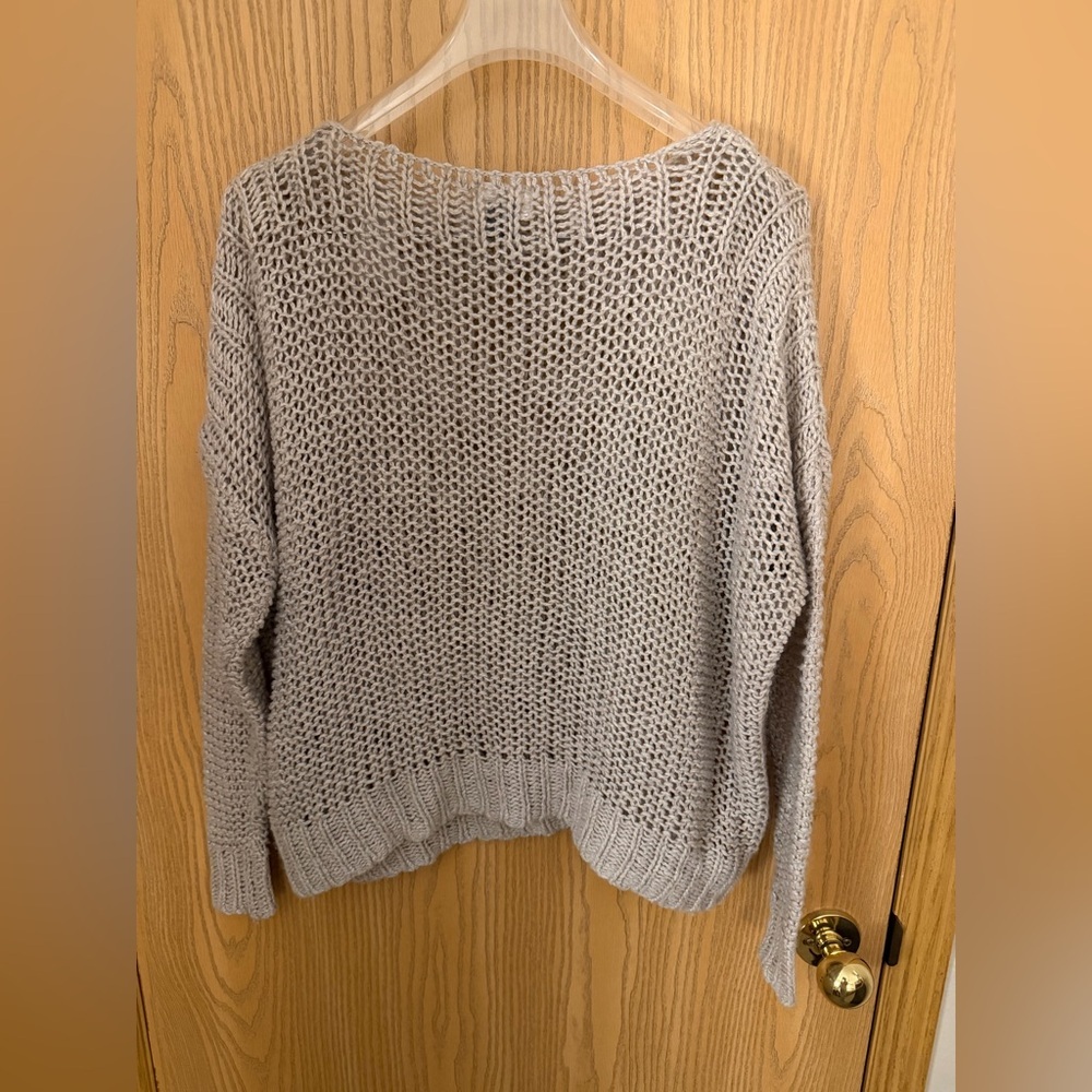 OLD NAVY Loose Fit Boatneck Knit Long Sleeve Sweater Light Oatmeal Women’ SP